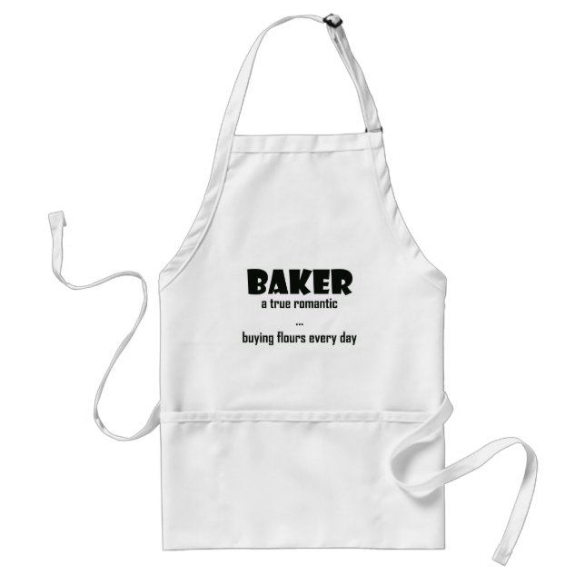 Tablier Baker romantique - farines de achat chaque jour (Devant)
