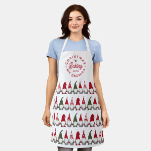 Tablier Baking de Noël amusant avec mes Gnomies