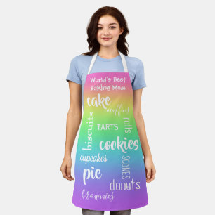 Tablier Baking Mom Rainbow Apron