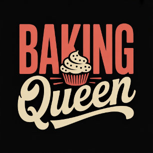 Tablier Baking Queen Apron - Cadeau amusant pour boulanger