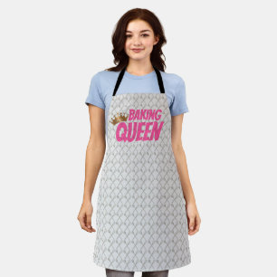 Tablier Baking Queen Pattern for Cake and Sweets Lovers