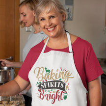 Baking Spirits Bright Funny Christmas Pun