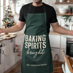 Tablier Baking Spirits Bright Noël Evergreen
