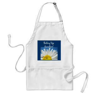 Tablier BAKING UP SUNSHINE Blue Sky Daisy Floral