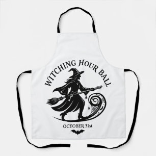 Tablier Bal sorcier de l'heure des sorcières vintage Hallo