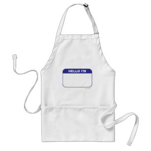 Tablier Balise de nom personnalisé promotionnel Ajouter vo