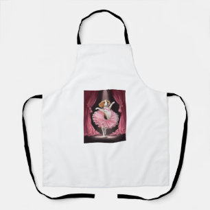 Tablier Ballerine Beagle � Danse de chien drôle