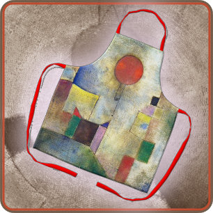 TABLIER - Ballon Rouge - Une Abstraction de Paul K
