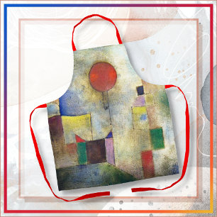 TABLIER - Ballon Rouge - Une Abstraction de Paul K
