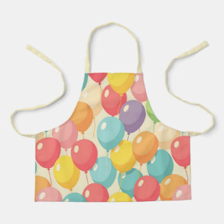 Tablier Ballons de fête de différentes couleurs