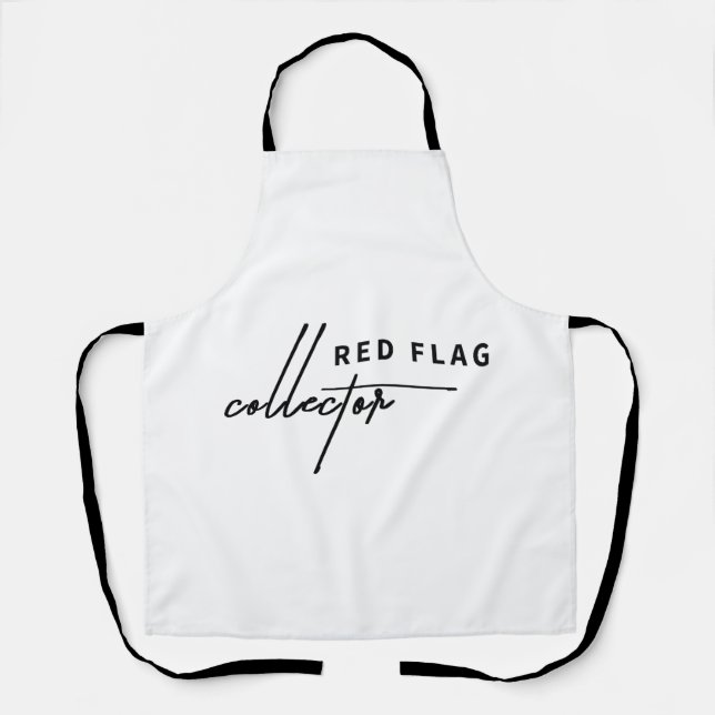Tablier Balloon à drapeau rouge - Cuire Quelques Signes D' (Recto)
