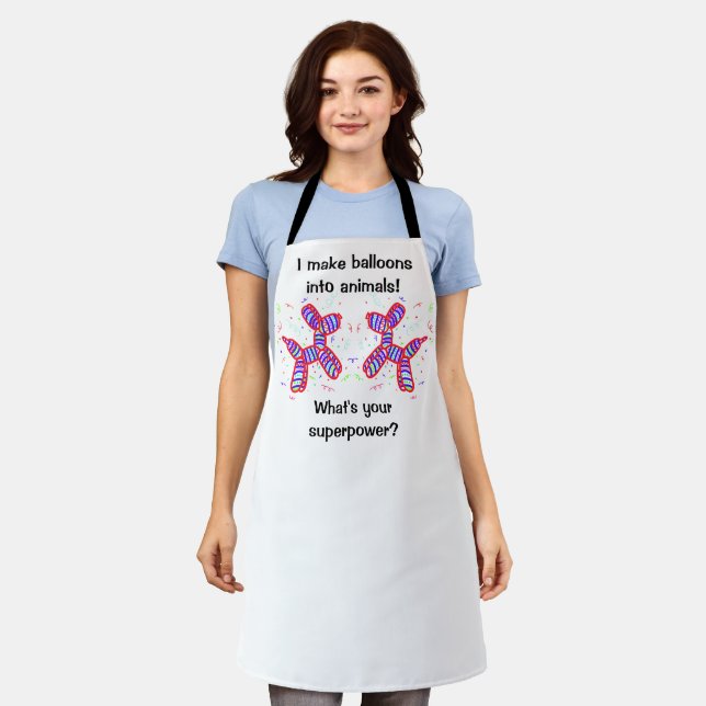 Tablier Balloon Animaux Superpower Twister Apron (Porté)