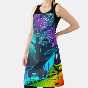 Tablier Ballroom Dance Couple 3 Sur Dance Éclairé Étage