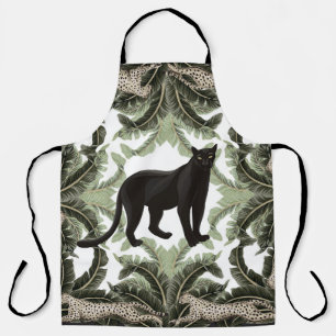 Tablier Banana Tree Cheetah Motif tropical