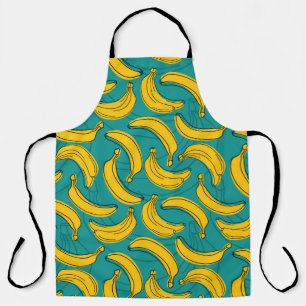 Tablier Banane jaune : Noir Vintage