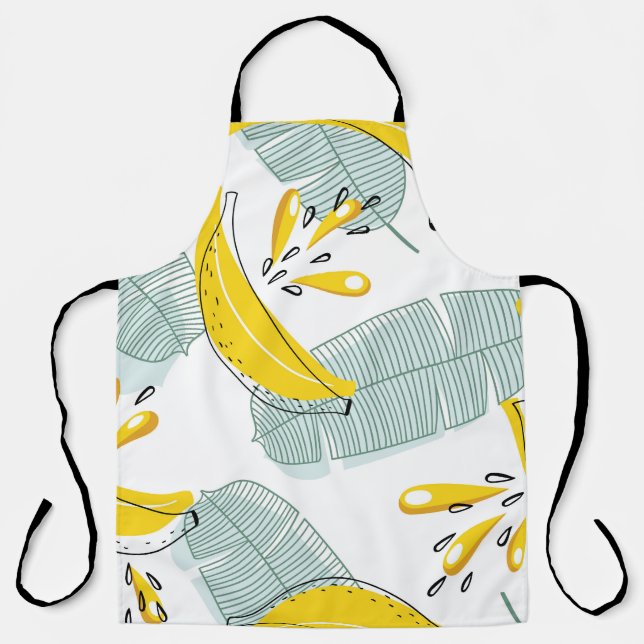 Tablier Bananes juteuses Motif Vintage (Recto)