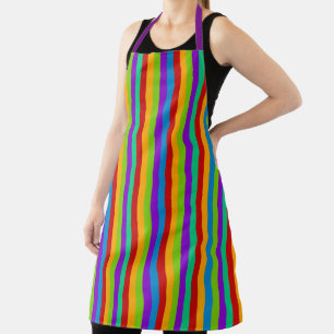 Tablier Bande arc-en-ciel colorée