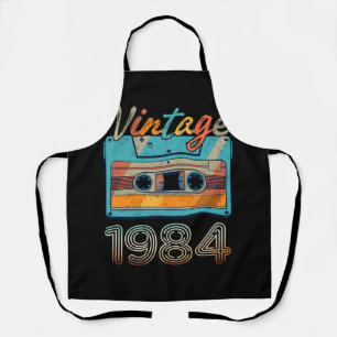 Tablier Bande de cassette vintage 1984 Rétro 39e anniversa