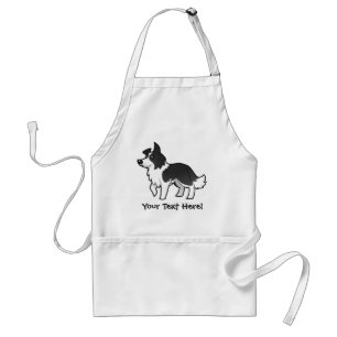 Tablier Bande dessinée border collie