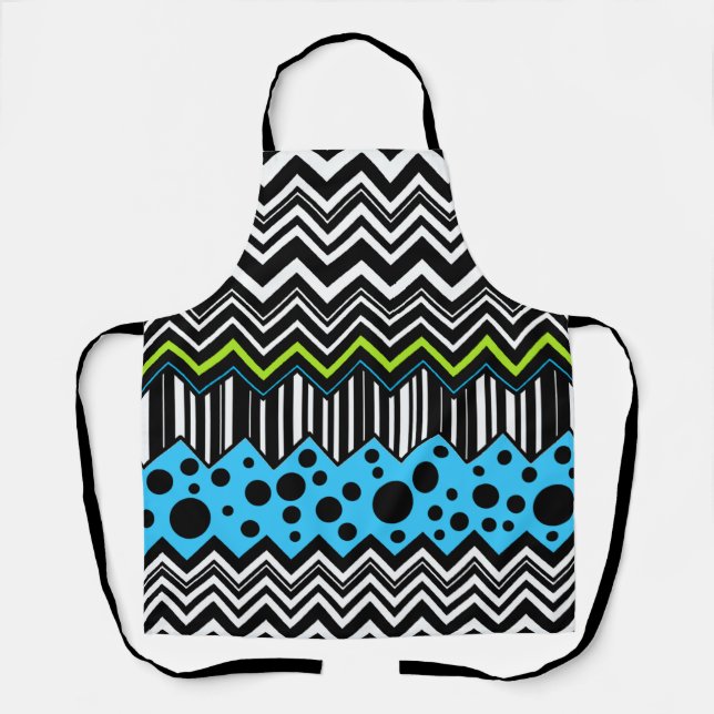 Tablier Bande pointillée ZigZag (Recto)