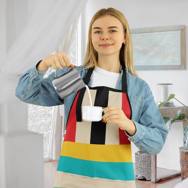 Tablier Bandes de bandes multicolores (Créateur téléchargé)