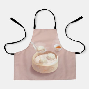 Tablier Bao Buns à vapeur avec thé