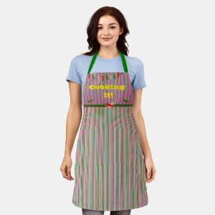 Tablier Barbecue Baking Styliish Hot Peppers Apron