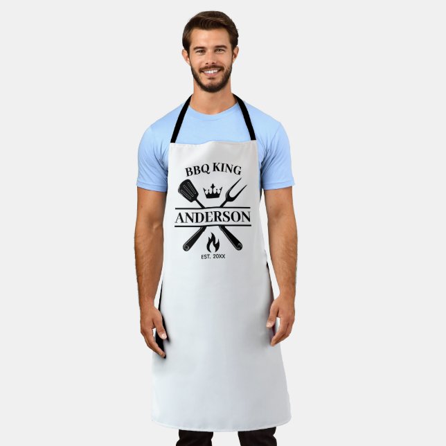 Tablier Barbecue BBQ King Personnalisé (Porté)