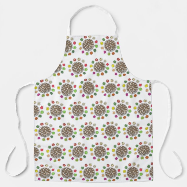 Tablier Barbecue coréen BBQ rôti Bulgogi Banchan (Recto)