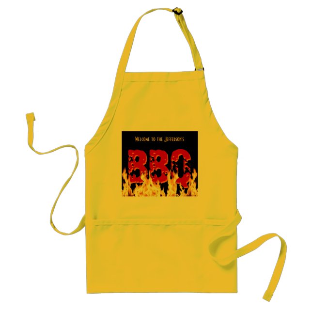 Tablier barbecue flamboyant (Devant)