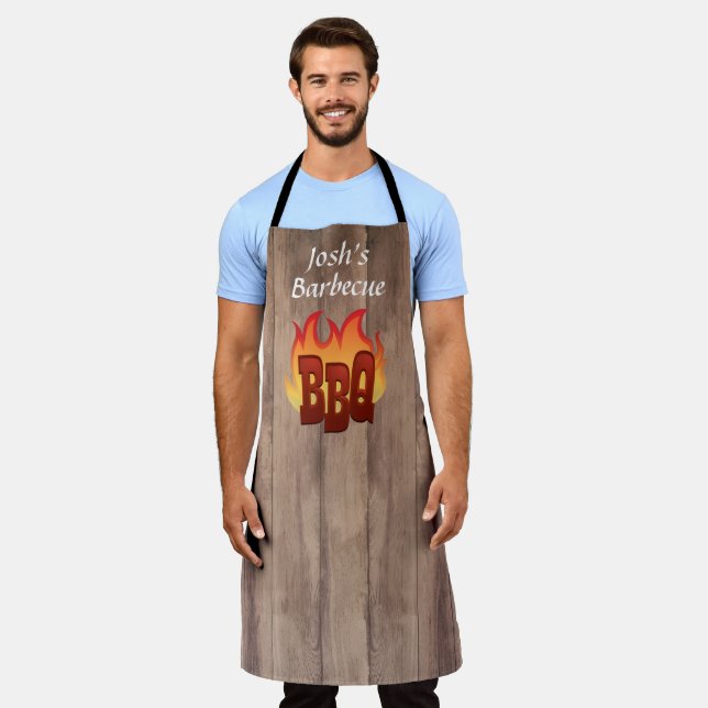 Tablier Barbecue Personnalisé (Porté)