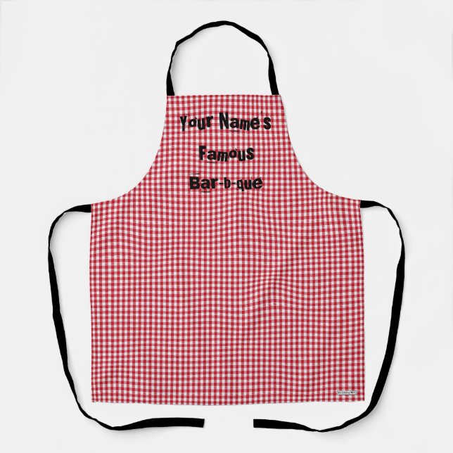 Tablier Barbecue - Personnalisé - HAMbyWG (Recto)