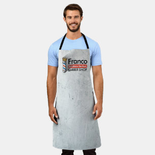 Tablier Barber Hair Shop King Crown Barber Pole Hair Salon