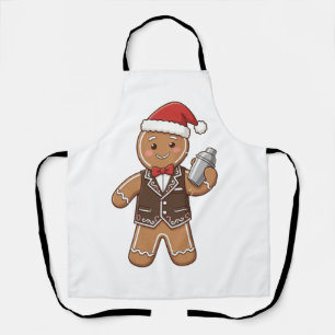 Tablier Barista Pain d'Épice Noël 2026 Café de Fêtes