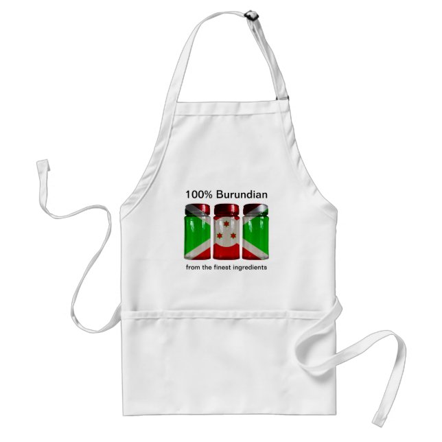 Tablier Barres d'épices du Burundi Apron (Devant)