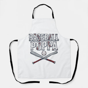 Tablier Baseball Poppa Vintage Gravure Design de T-Shirt_1