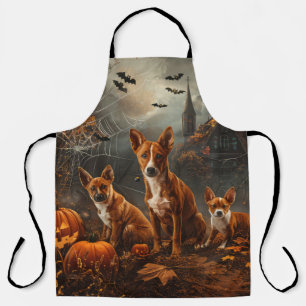 Tablier Basenji Halloween Chien De Nuit Délice