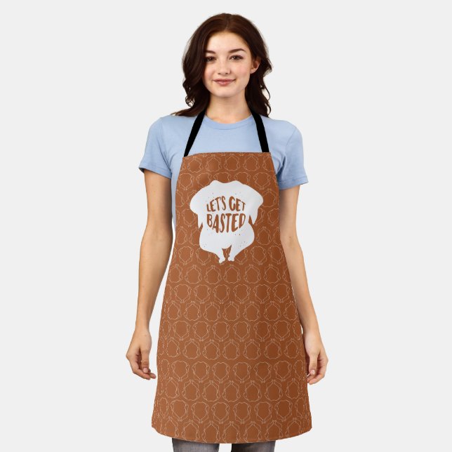 Tablier Basons-nous sur Thanksgiving Apron (Porté)