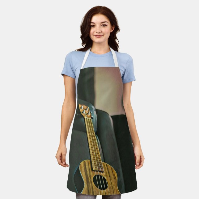 Tablier basse acoustique guitare électrique cadeau (Porté)