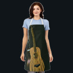 Tablier Basse guitariste cadeau<br><div class="desc">Cette oeuvre de guitare vintage est adaptée aux joueurs de guitare qui aiment jouer de la guitare. elle peut être offerte en cadeau à un petit ami, une petite amie, ou un papa pour un anniversaire, une fête des pères ou une Saint-Valentin. Le design rétro présente un cadeau de guitariste...</div>