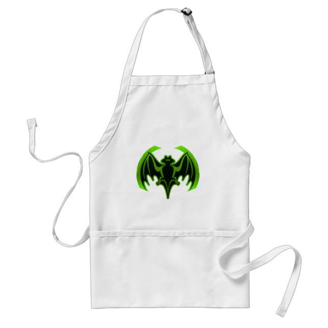 Tablier Bat Green MUSEUM Zazzle Cadeaux (Devant)