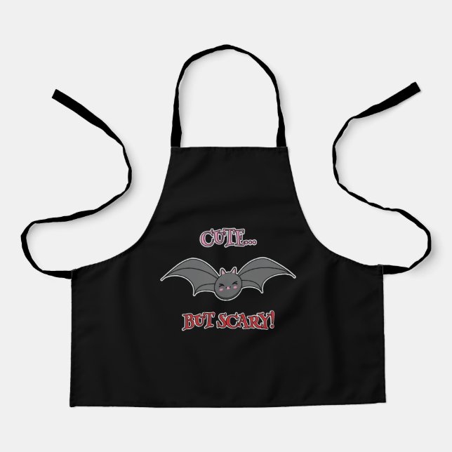 Tablier Bat mignonne mais effrayant (Recto)