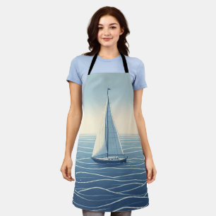 Tablier Bateau à voile en haute mer