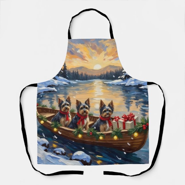 Tablier Bateau de Noël Havanais Fêtes (Recto)