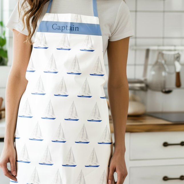 Tablier Bateau de voile nautique côtier (Sail Boat Apron)