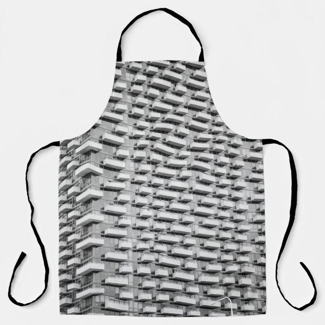 TABLIER BÂTIMENT EN BÉTON GRIS (Recto)