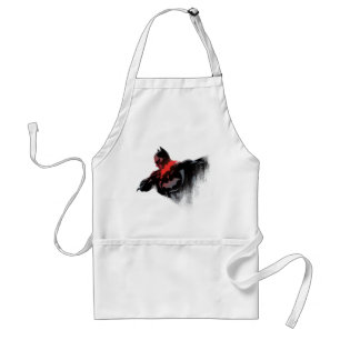 Tablier Batman Batarang cramoisi