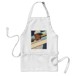 Tablier Batteur De Baseball vintage, Art Stylisé