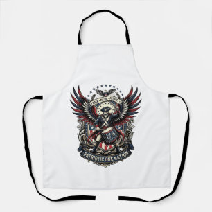 Tablier Batteur Patriotique De Rock Metal Musique Liberté