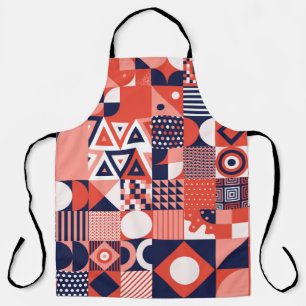 Tablier Bauhaus design rétro vintage patte transparente vi
